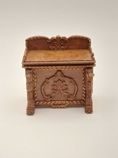 1/2" Scale Cherry Buffet, Hand Carved