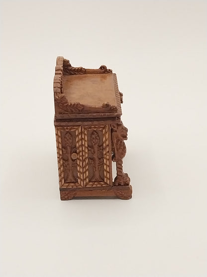 1/2" Scale Cherry Buffet, Hand Carved