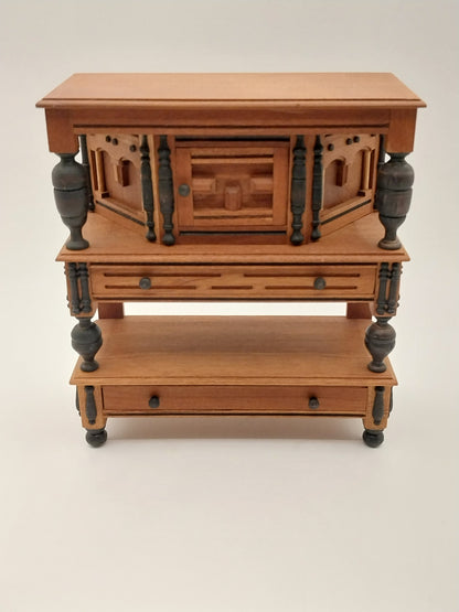 17th Century Reproduction Carved Cupboard