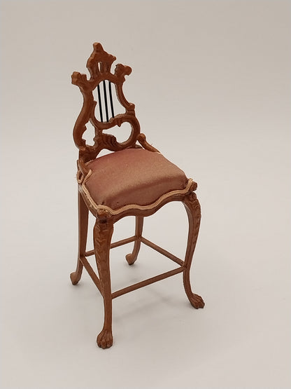CTA018, Lyre Bar & Chair, New Walnut