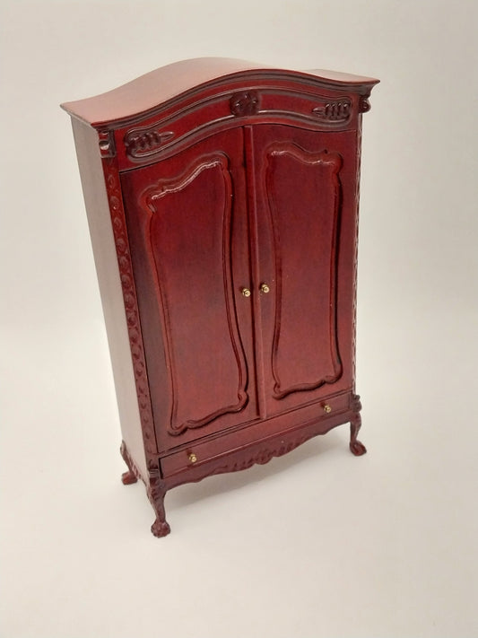 CBB028, Lorraine Armoire, Mahogany