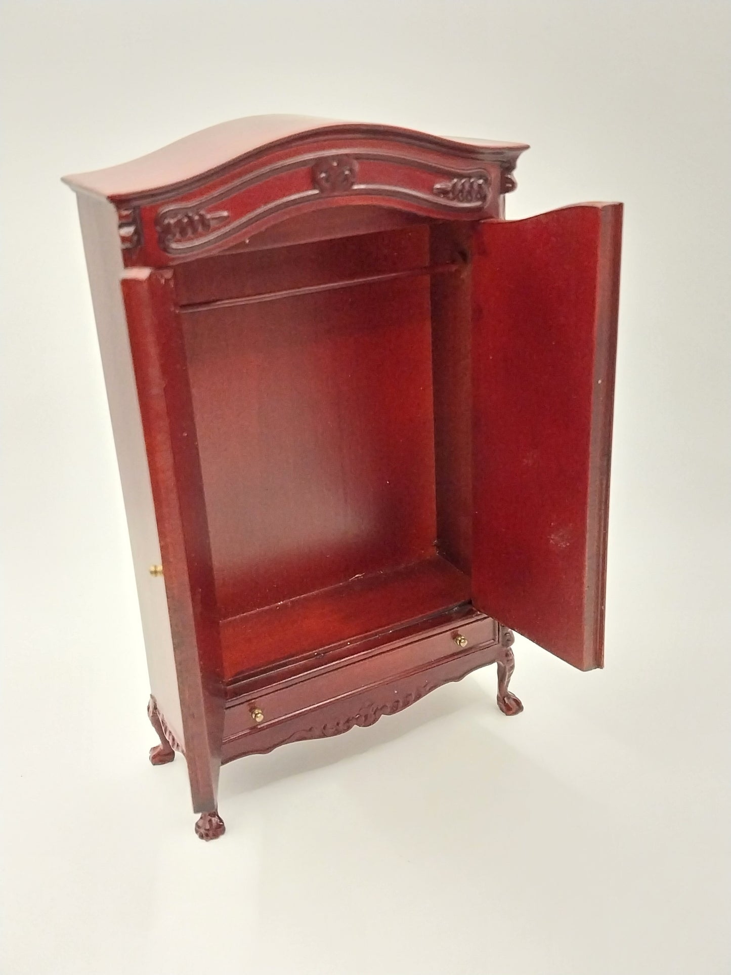 CBB028, Lorraine Armoire, Mahogany
