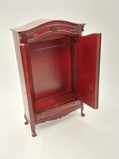 CBB028, Lorraine Armoire, Mahogany