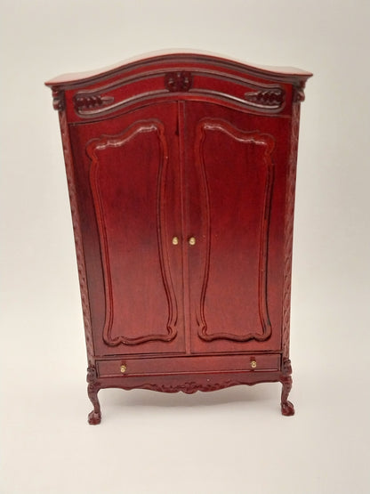 CBB028, Lorraine Armoire, Mahogany