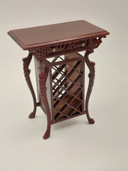 CCB0184, Lyre Bar & 2 Chairs, Mahogany