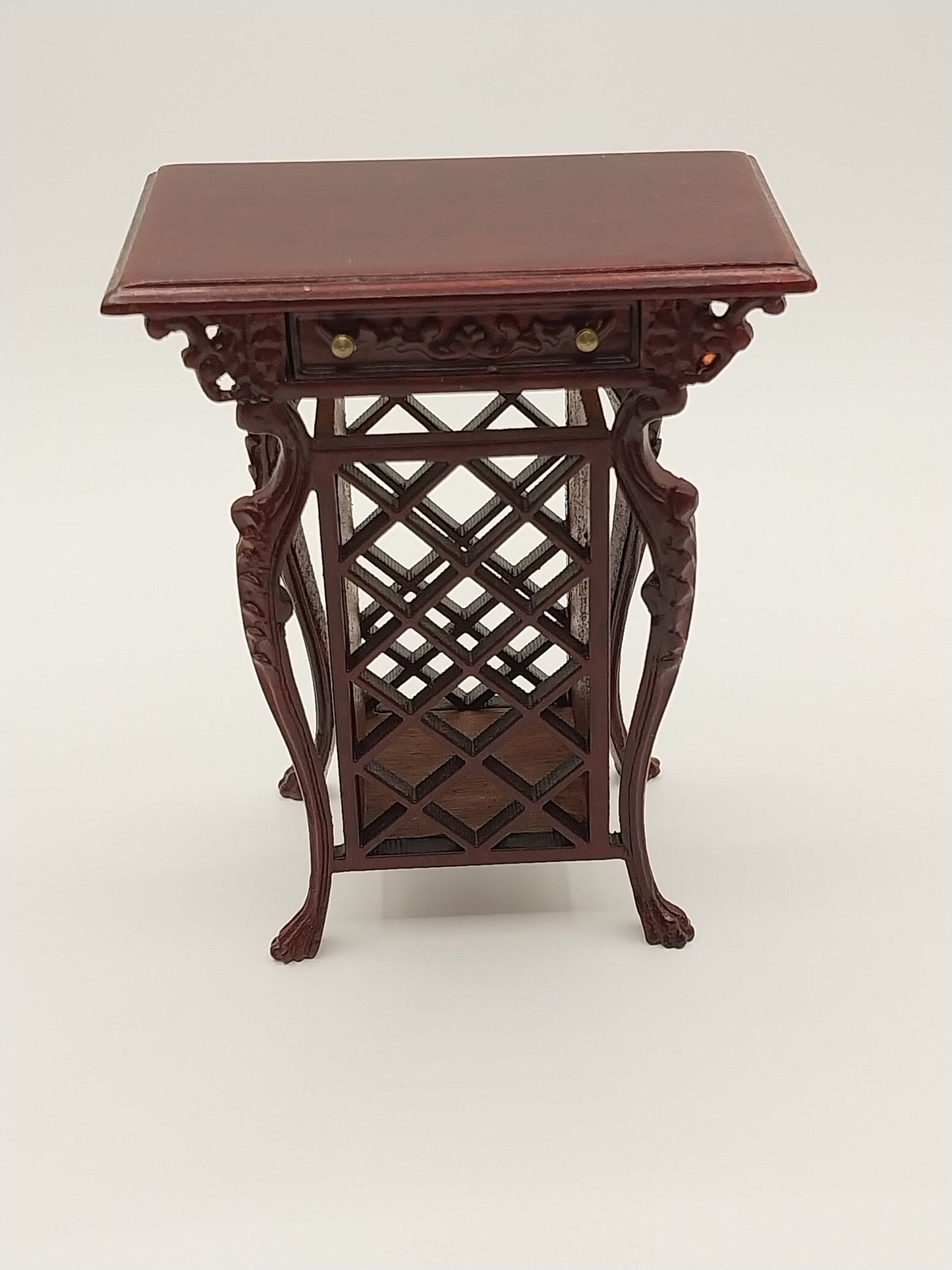 CCB0184, Lyre Bar & 2 Chairs, Mahogany