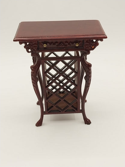 CCB0184, Lyre Bar & 2 Chairs, Mahogany
