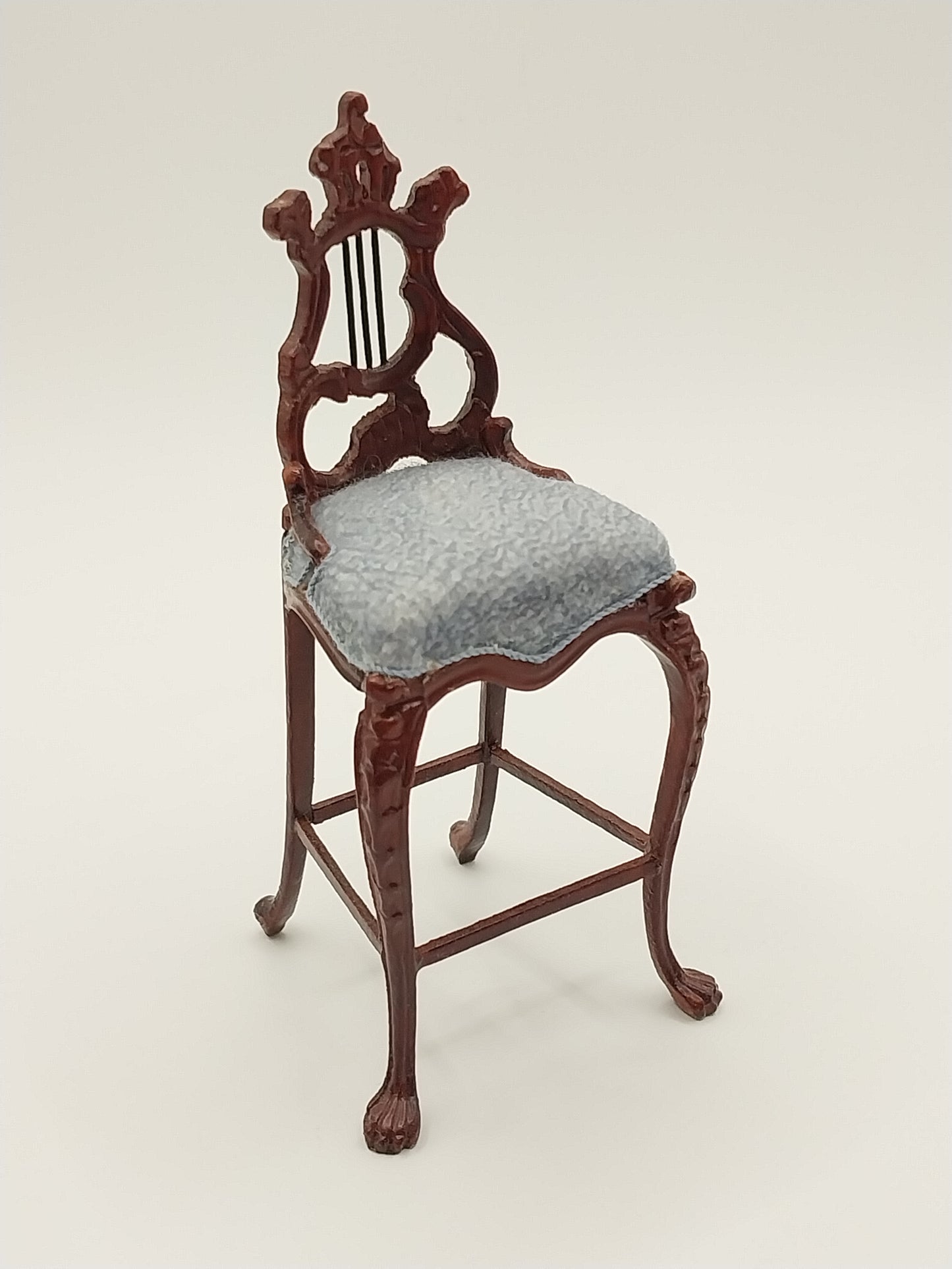 CCB0184, Lyre Bar & 2 Chairs, Mahogany