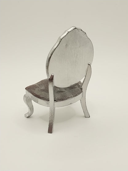 Platinum Victorian Chair, Gray