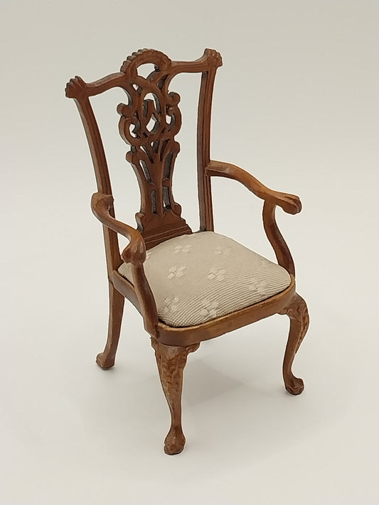 CCB0069, Quincy Arm Chair, New Walnut