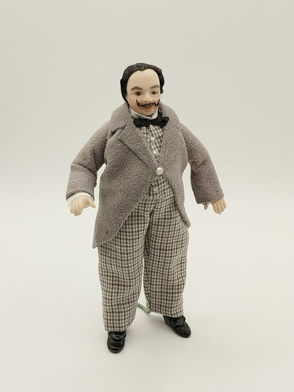 Older Man Doll With Mustache