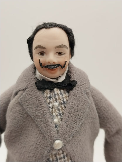 Older Man Doll With Mustache
