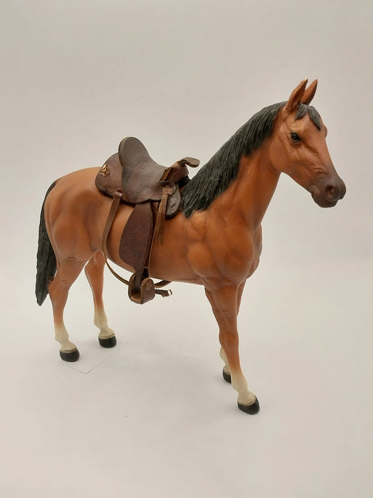 Western Saddle, Brown Leather