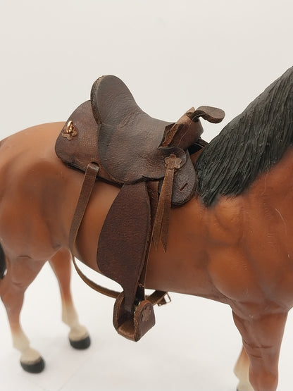 Western Saddle, Brown Leather