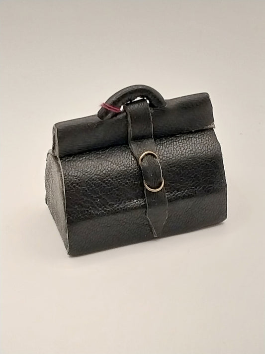 Doctor Bag, Black Leather