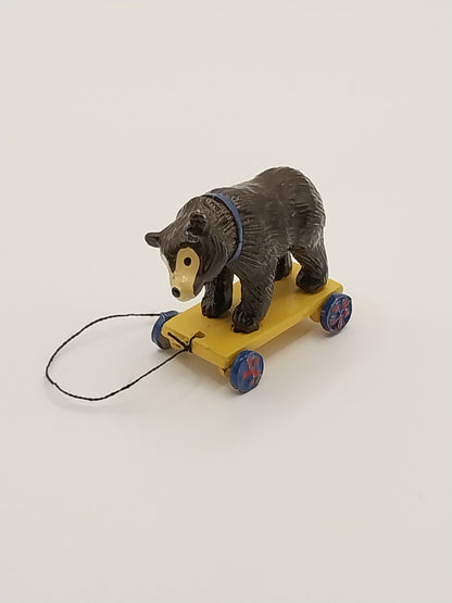 Bear Pull Toy, Handpainted