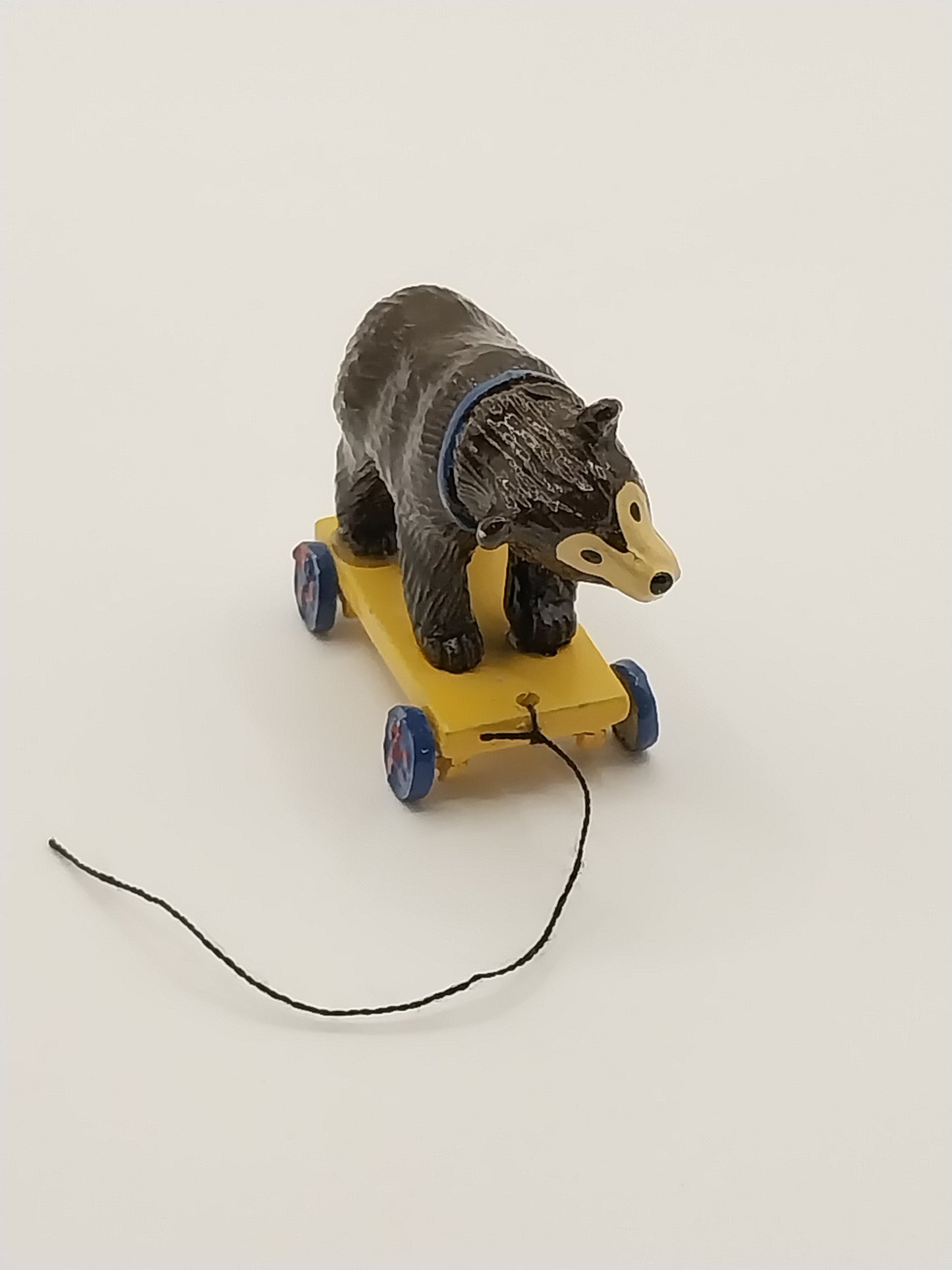 Bear Pull Toy, Handpainted