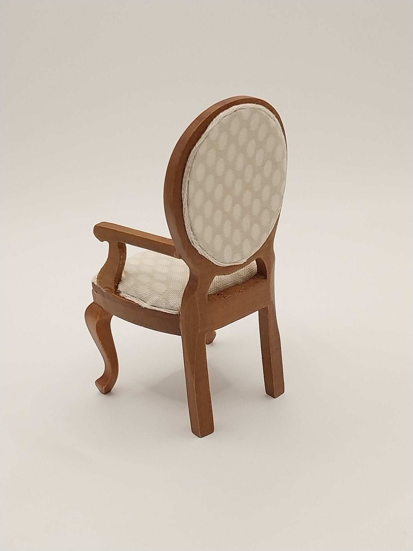 Dining Room Set, 5pc, Cream & Walnut