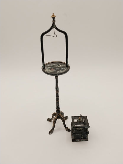 Birdcage On Stand, Black, Limited