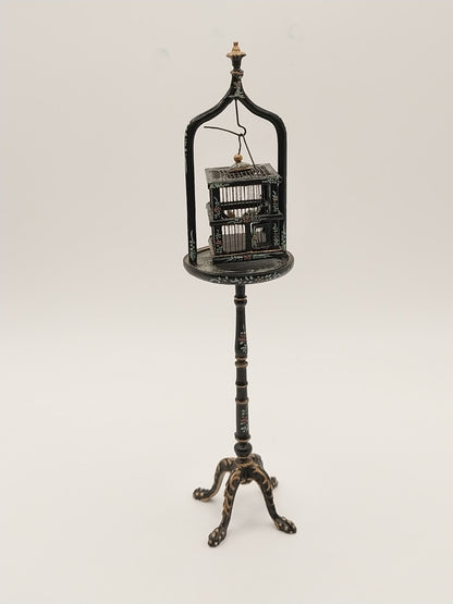 Birdcage On Stand, Black, Limited
