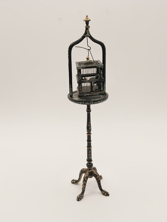 Birdcage On Stand, Black, Limited