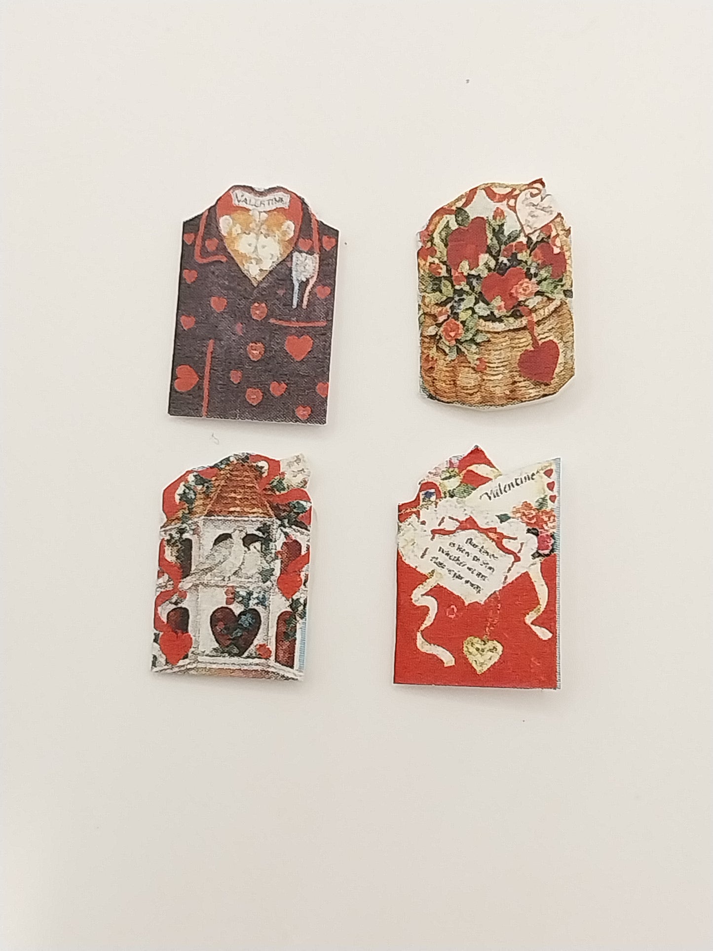 CRH944, Valentine Cards, 4pc
