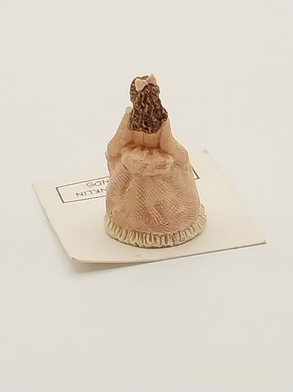 CRH946, Victorian Girl Figurine, Pink
