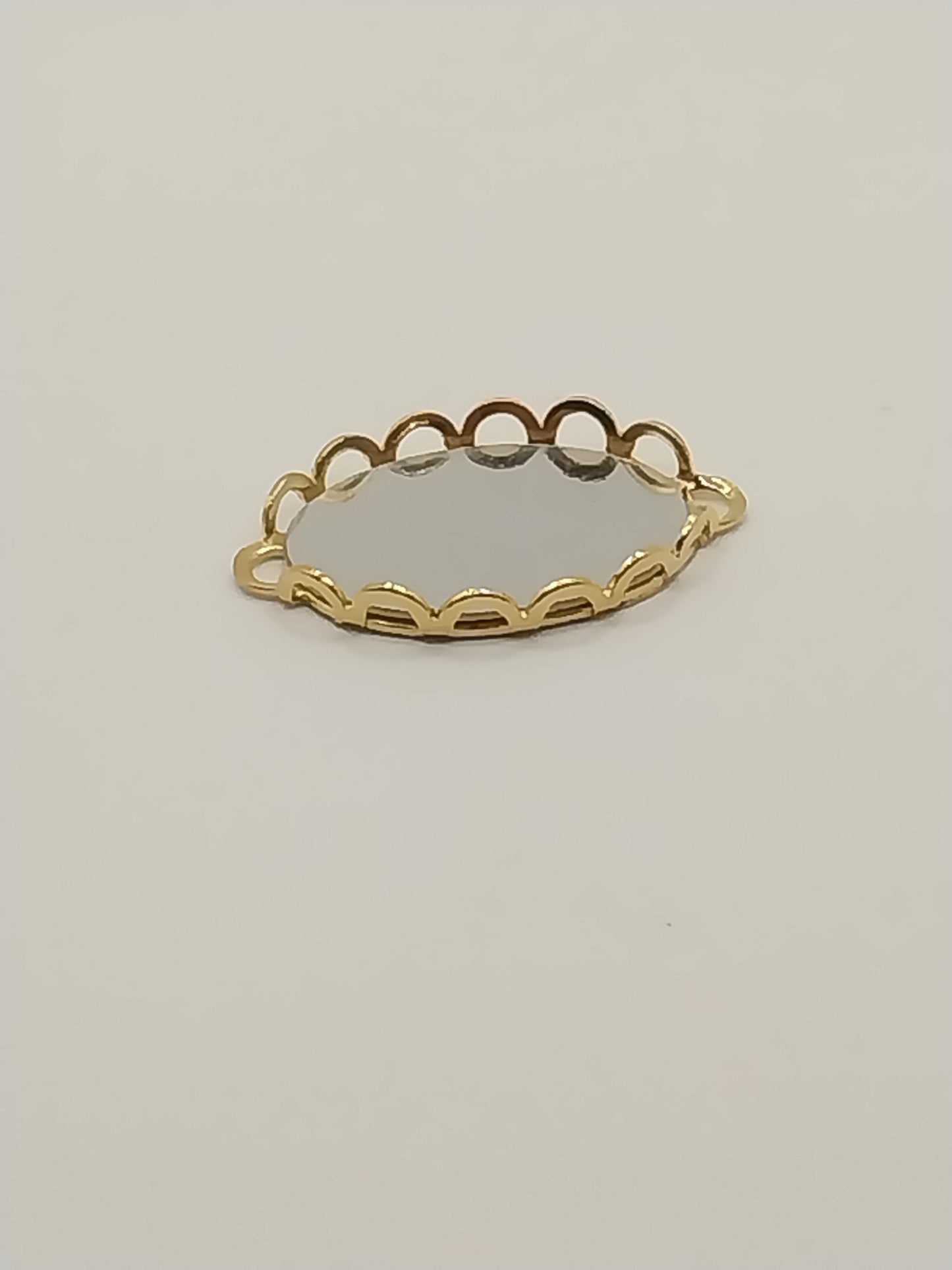 CRH949, Small Mirrored Tray, Gold