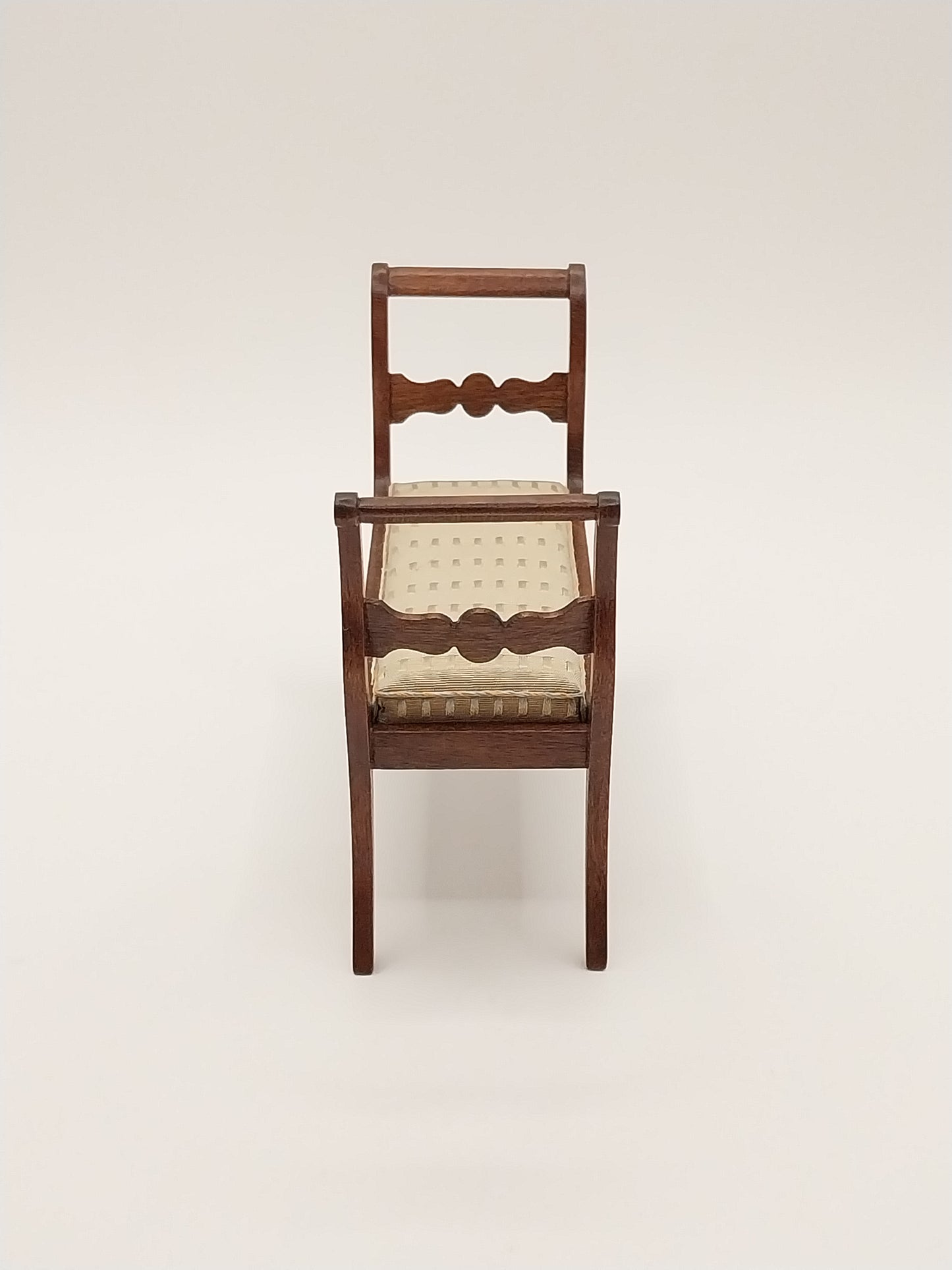 Georgian Bench, Upolstered, Cherry