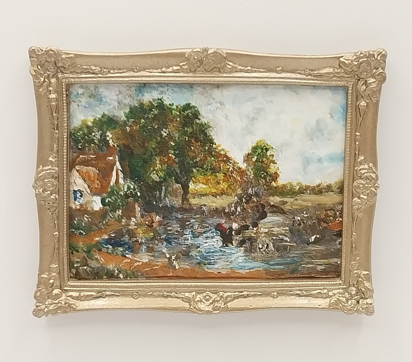 Gold Framed Painting, The Haywain