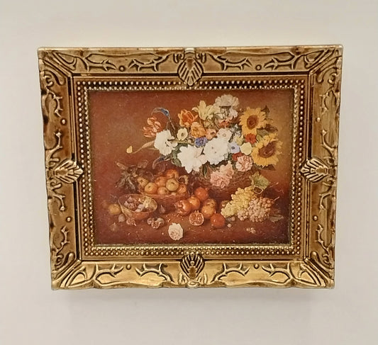 Framed Print, Still Life, Floral & Fruit