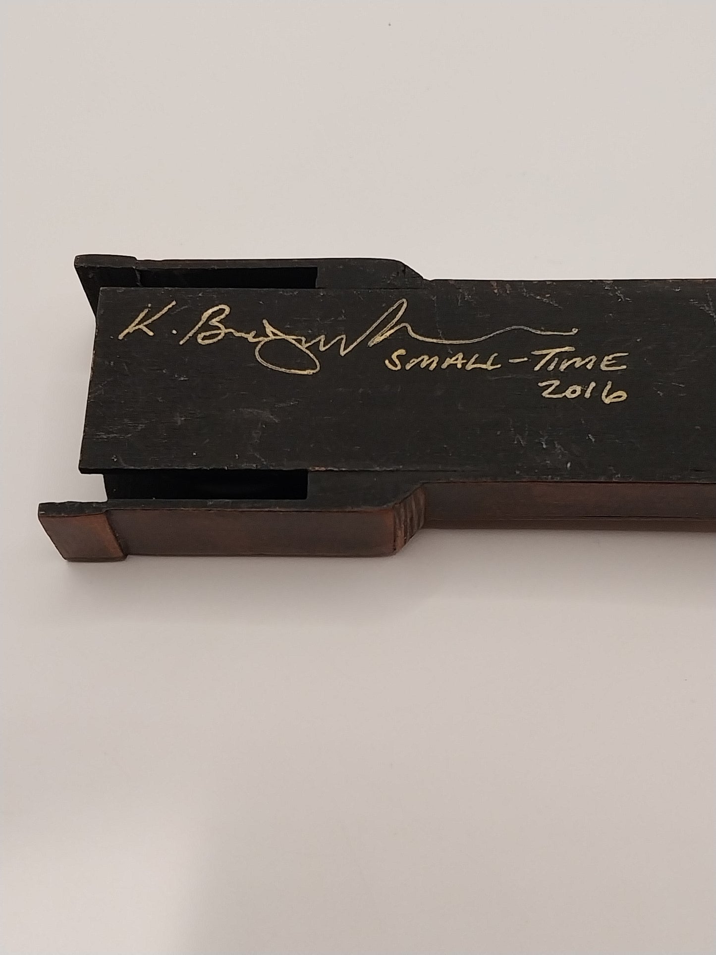 Broken Pediment Country Longcase Clock, Signed