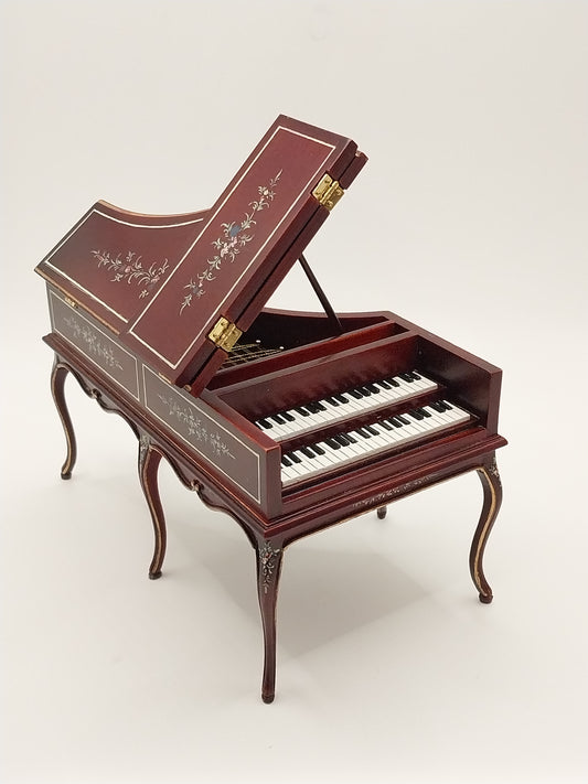 Grand Piano, French Baroque, Mahogany, Handpainted