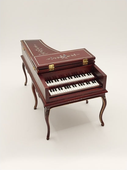 Grand Piano, French Baroque, Mahogany, Handpainted