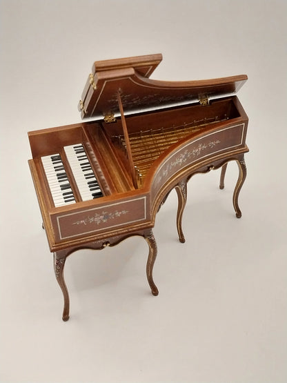 Grand Piano, French Baroque, Walnut, Handpainted