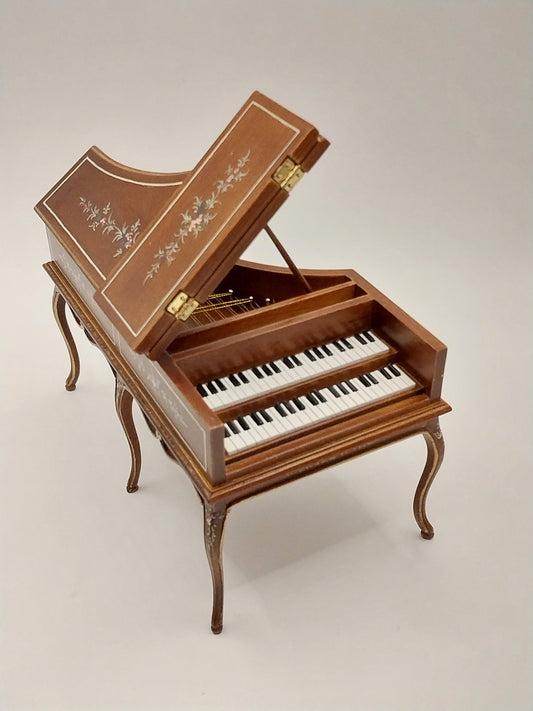 Grand Piano, French Baroque, Walnut, Handpainted