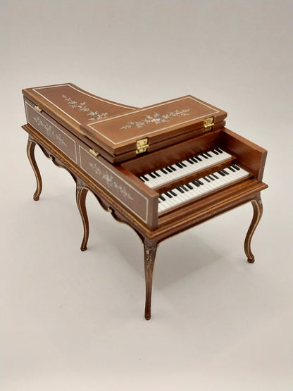 Grand Piano, French Baroque, Walnut, Handpainted