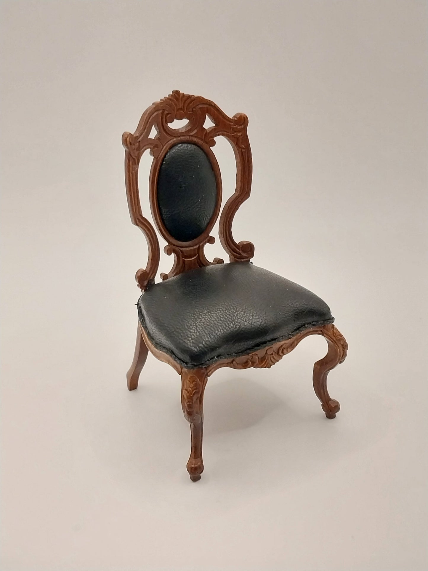 Italian Renaissance Ornate Desk & Chair, Walnut