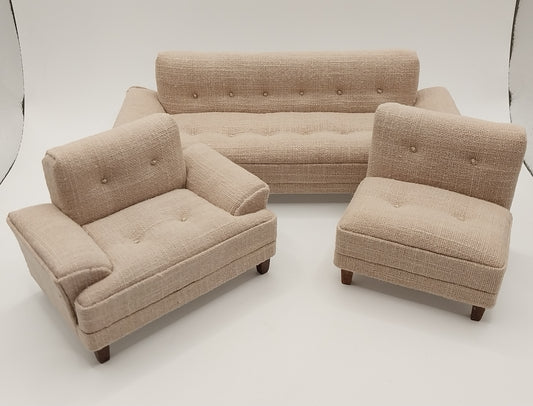 I Love Lucy Living Room Set, Tan, 3pc