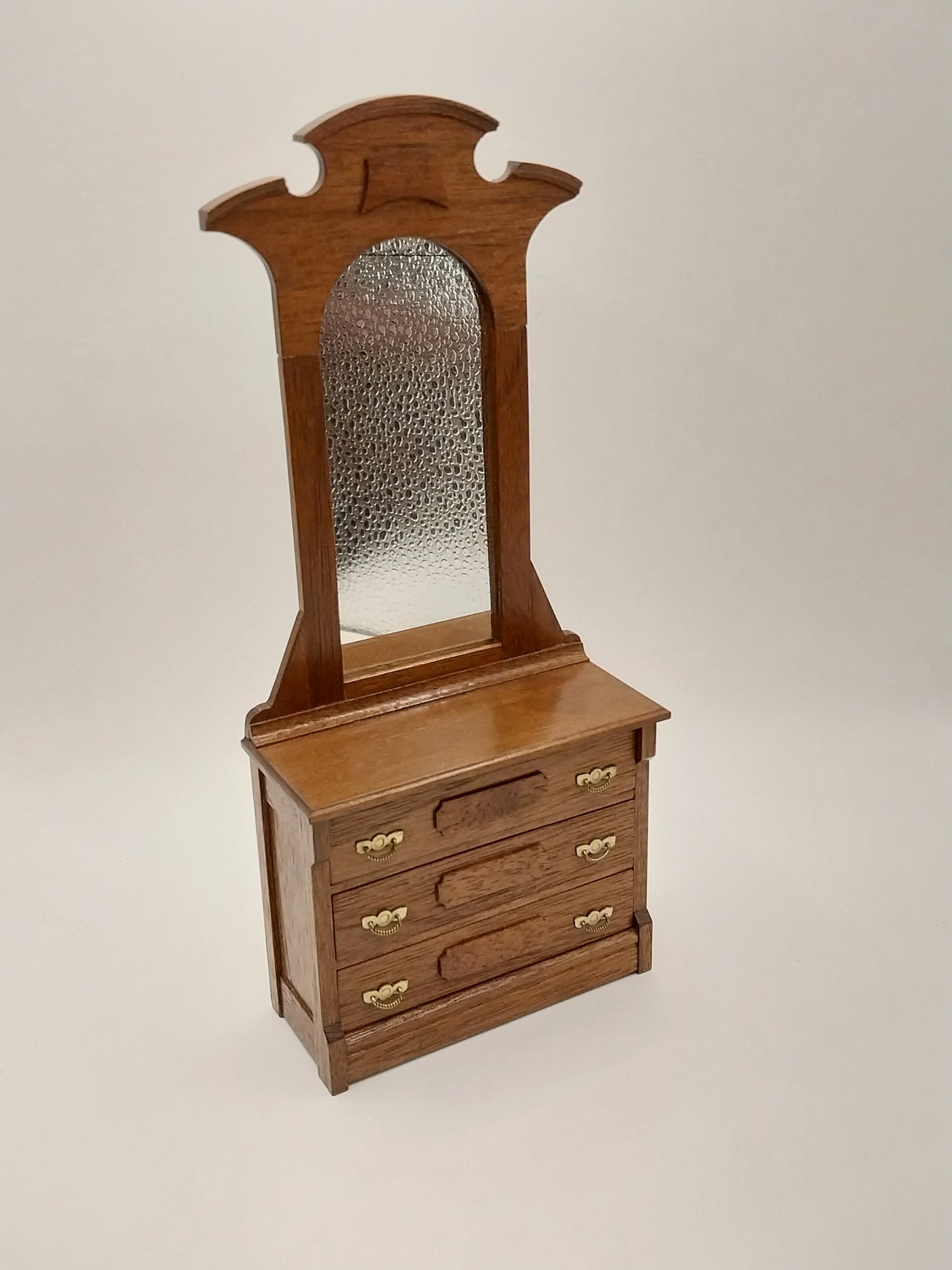 Victorian Mirrored Dresser, Walnut, Signed