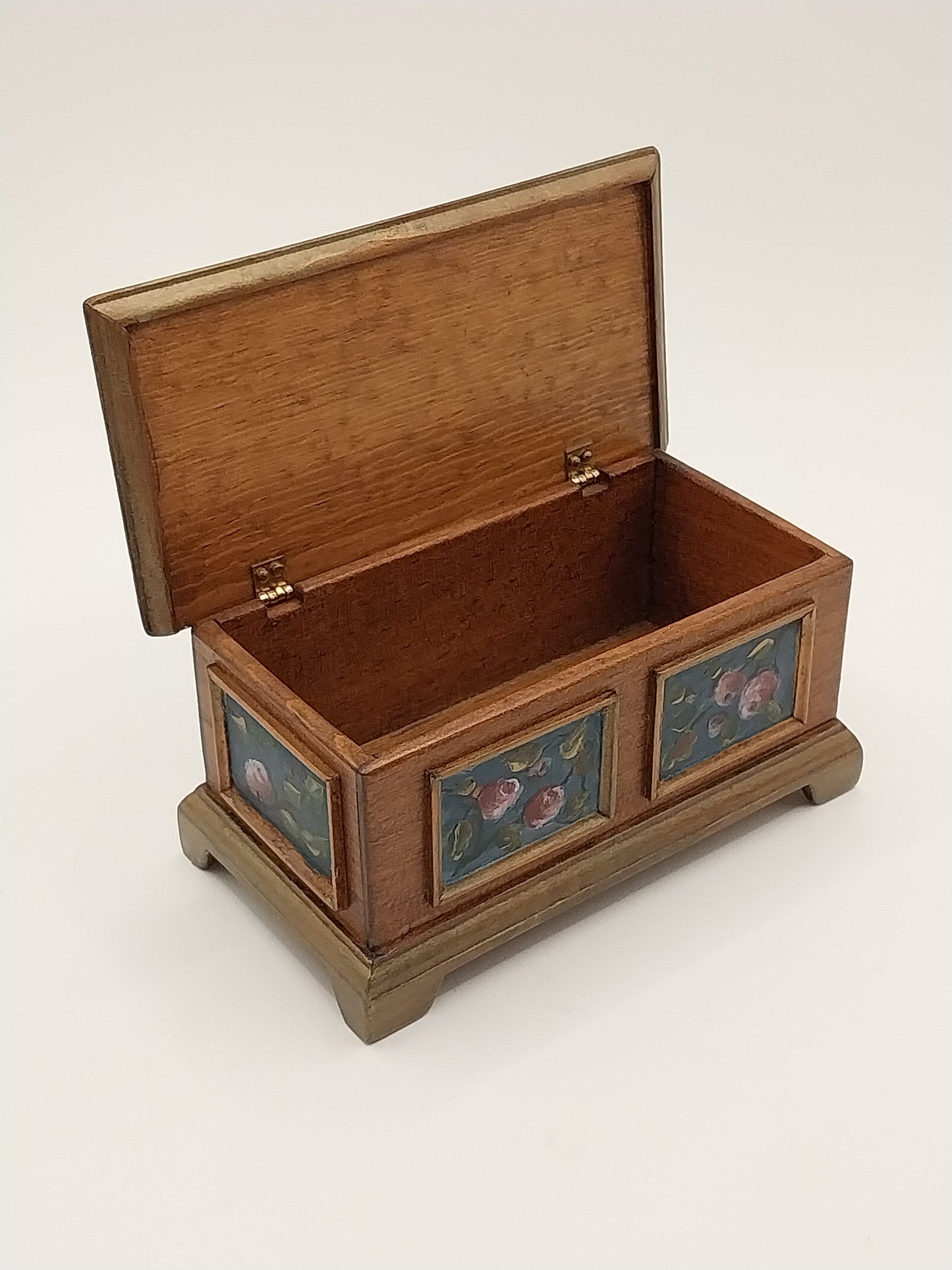 Dower Chest, Handpainted, Signed