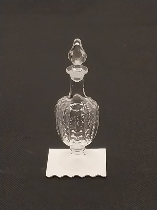 CBB1170, Glass Decanter, Old English Hobnail
