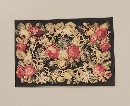 Rug, Small Rectangle, Floral