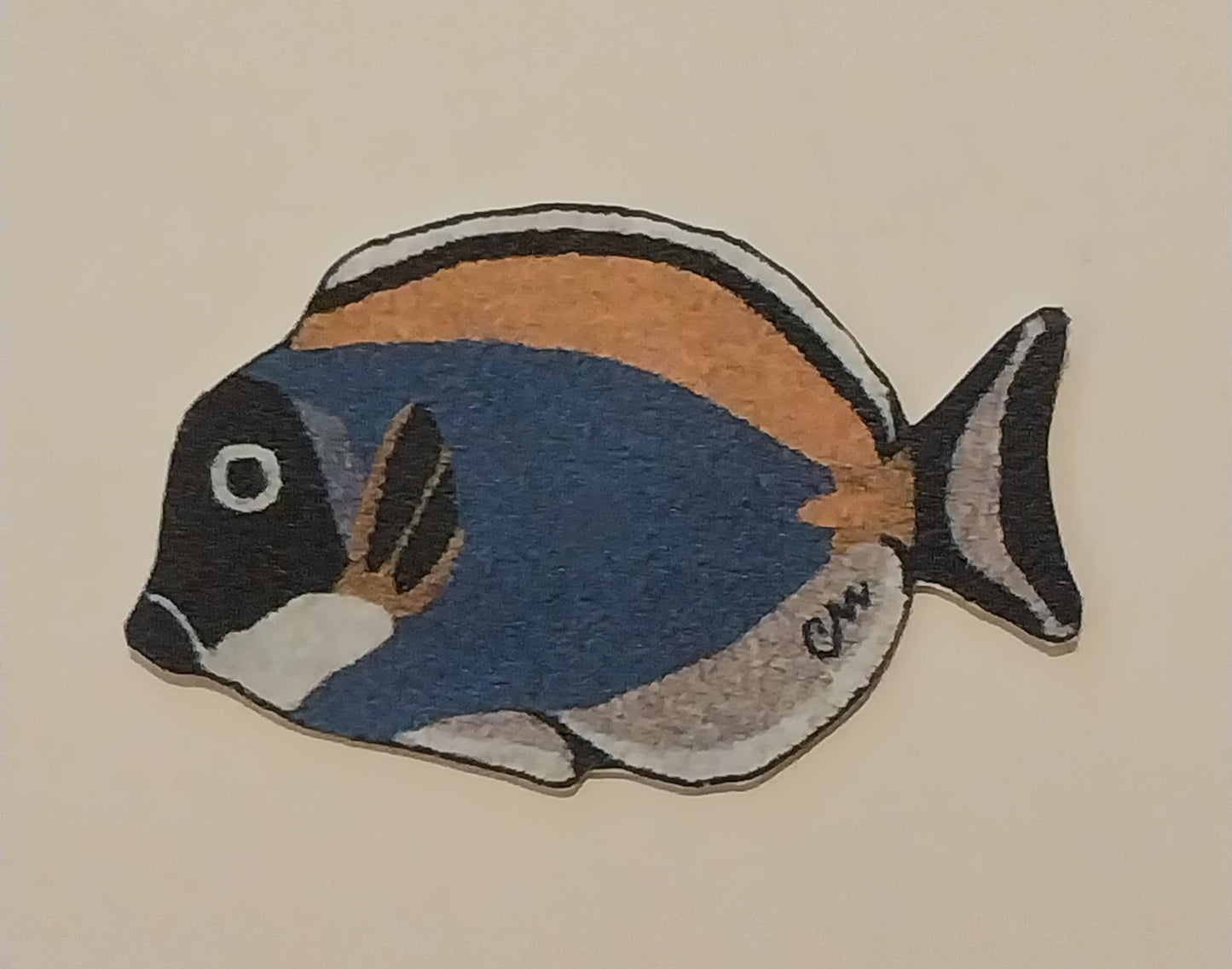 1/2" Scale Rug, Fish