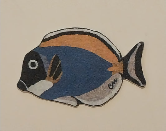 1/2" Scale Rug, Fish