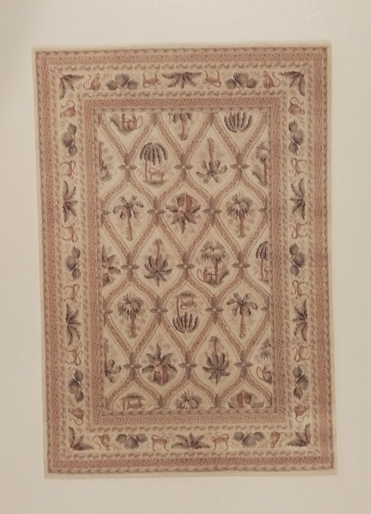 Rug #435, Palm Tree & Monkey