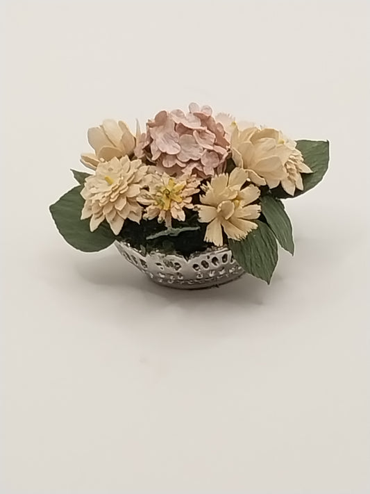 Floral Arrangement, Hydrangea, Magnolia, & Daisy