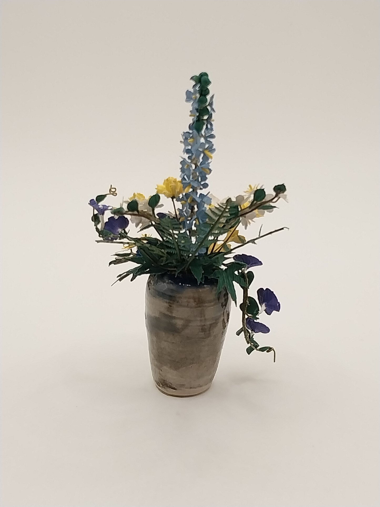 Flower Arrangement, Delphinium, Magnolia, & Carnation