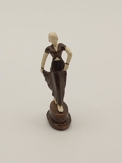 Art Deco Lady Figurine, 1920's