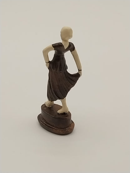 Art Deco Lady Figurine, 1920's